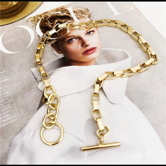 🔥Host Pick-New Chunky Gold Chain Necklace - Picture 2 of 9